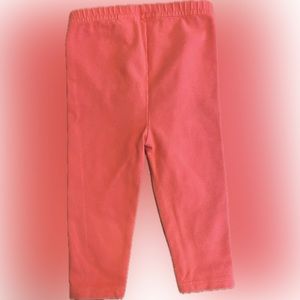 HANNA ANDERSSON baby girl pink leggings 3-6 months